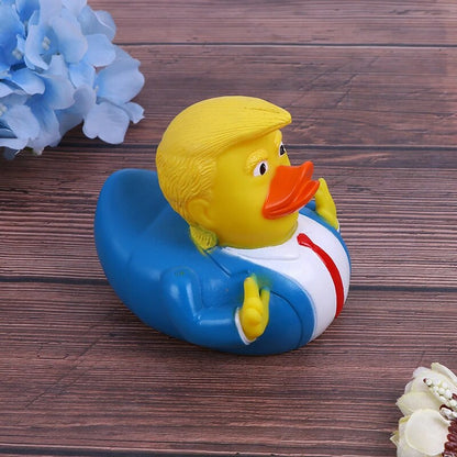 Trump Duck Bath Toy Shower Water Floating US President Rubber Duck Baby Toy Water Toy Shower Duck Child Bath Float New