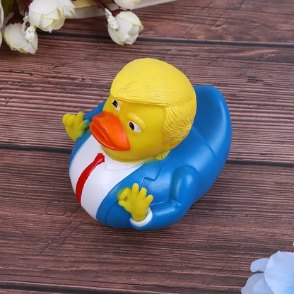 Trump Duck Bath Toy Shower Water Floating US President Rubber Duck Baby Toy Water Toy Shower Duck Child Bath Float New