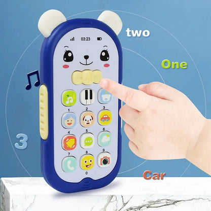 Plastic Baby Toy For Above 1 Year Old Baby Electronic Musical Phone Toy Baby Phone Mobile Phone Toy Learning Musical Toy